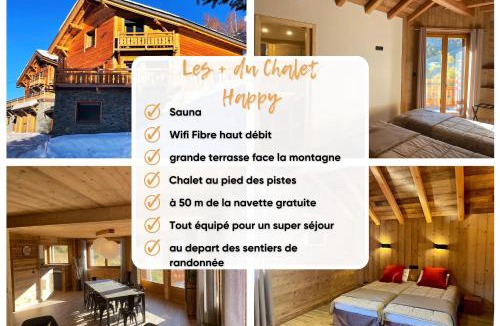 Mont-de-Lans Ski Chalet | Chalet aux pieds des pistes Happy 2 alpes