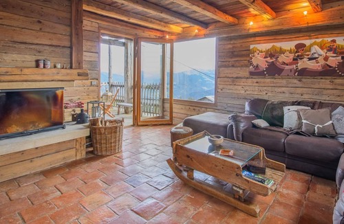 Bisanne 1500 Ski Chalet | Chalet 'Chalet D'alpage Les Pachons' with Mountain View, Private Terrace and Wi-Fi