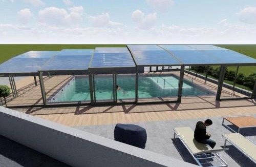 Hasparren Ski Chalet | Chalet Eguzkitsua 3 étoiles avec piscine et barbecue - pays basque -