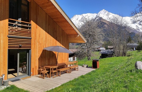 Saint-Nicolas-de-Veroce Ski Chalet | Chalet ski-in/out, sauna & spa, Mont-Blanc view