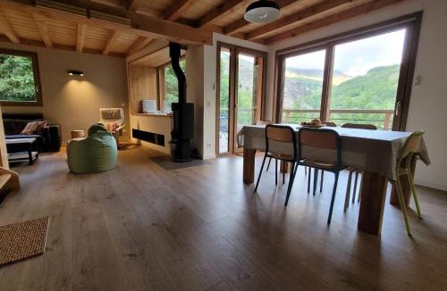 La Grave Ski Chalet | Chalet l'Ecrin, 6 pers, vue panoramique sur la Meije