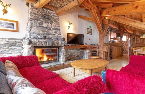 Nancroit Ski Chalet | Chalet, sauna, balcony, fireplace or stove, parking, tv, 125m², Peisey-Vallandry