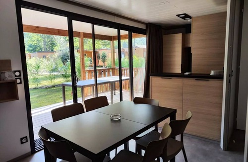 Savignac-les-Ormeaux Ski Chalet | Chalet SPA Premium 56m² - 3 bedrooms + Covered terrace + Reversible air conditioning + TV 6 persons