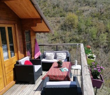 Luceram Ski Chalet | Chalet sur pilotis avec piscine privée