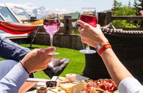 Cognet Hotel | Chambre prestige avec vue sur le massif d'Oisans