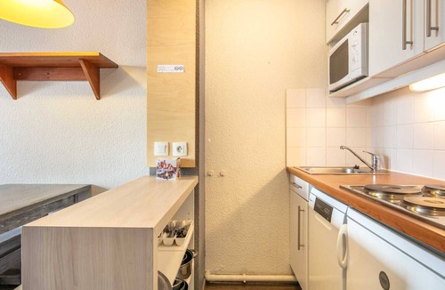 Val Claret Apartment | Charming studio for 4 people, with a balcony and a view of the ski slope