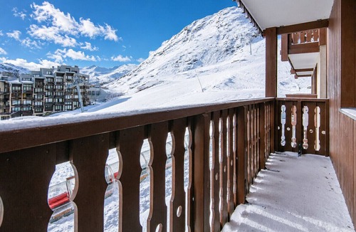 Val Claret Apartment | Charming studio for 4 people, with a balcony and a view of the ski slope