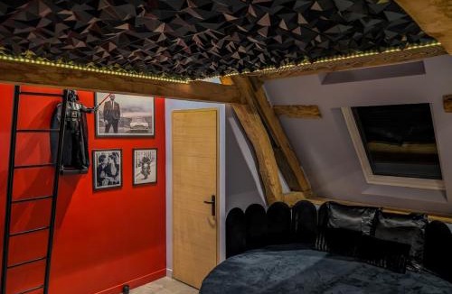 Longmesnil Apartment | Cinéma Room romantique Studio de l'Etoile