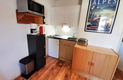 Prapoutel Apartment | Comfortable studio, ski-in ski-out, Belledonne