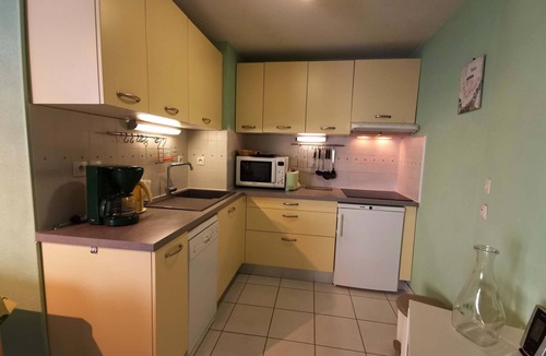 Prapoutel Apartment | Cozy 2BR Cabin Apartment with Balcony, Near Aquatic Center, Sleeps 6, No Pets