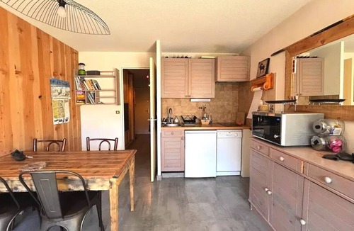 Vallouise-Pelvoux Apartment | Cozy studio for 4 people with a loft area and a private garden.