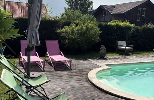 Chaparon House | DOUSSARD, maison 180m2, vue lac, piscine, 7pers.