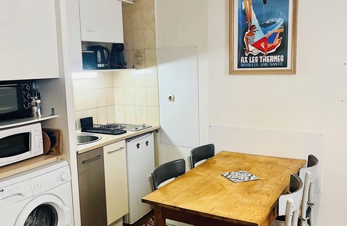 Ax-les-Thermes Apartment | Downtown Ax-les-Thermes close to cable cars and thermal baths