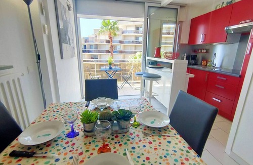 La Cote Radieuse Apartment | Elegant 1-Bedroom Apartment in Canet-Plage - Parking Included