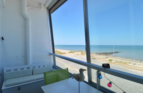 Courseulles-sur-Mer Apartment | Fenêtre sur mer, loggia vue mer en bord de plage