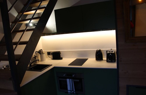 Araches-la-Frasse Apartment | "Génépi" Studio Loft duplex in a chalet