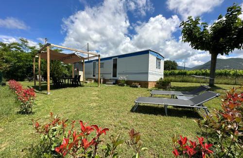 Saint-Pantaleon-les-Vignes House | Gîte Mobil-home en Drôme Provençale
