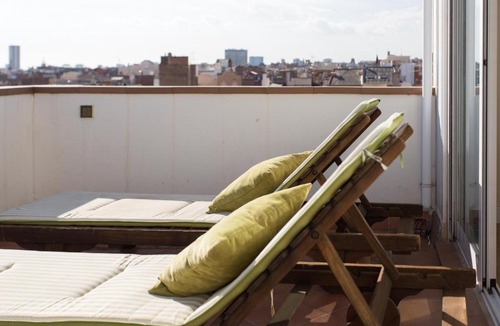 la Vila de Gracia Apartment | Gaudi penthouse with terrace views