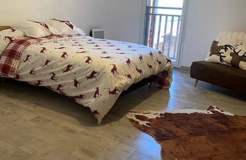 Saint-Etienne-de-Tinee Apartment | Grand T3 duplex new Auron snow view