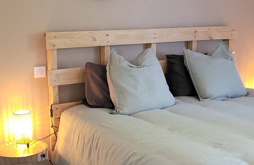 Soulages Bed & Breakfast | Guest Room “Chambre Margeride” with Private Terrace