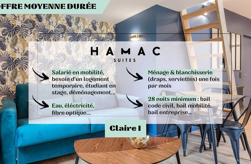Vaise Apartment | Hamac Suites - Suite Claire I Vaise - 4 people