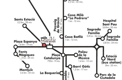Esquerra de l'Eixample Hotel | Hotel Center Gran Via
