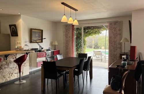 Labeaume House | House in the heart of the Ardeche gorges, 8 people, air-conditioned, heated swimming pool