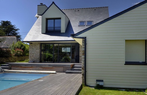 Ile-aux-Moines House | House on Ile aux Moines with swimming pool