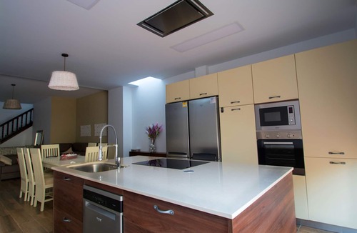 Calella House | House with central pool, barbecue, wifi, a.a. and 300m from the beach.