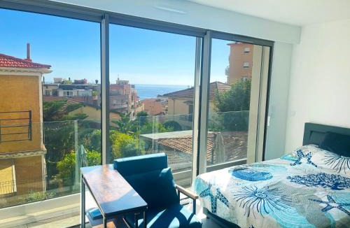 Beausoleil Apartment | L'Oasis de Marina - Cozy Studio near Monaco with sea view