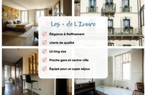 Limoges Apartment | LA VILLA FLEURY-Apparthôtel de standing- L'Ivoire raffinée et néoclassique