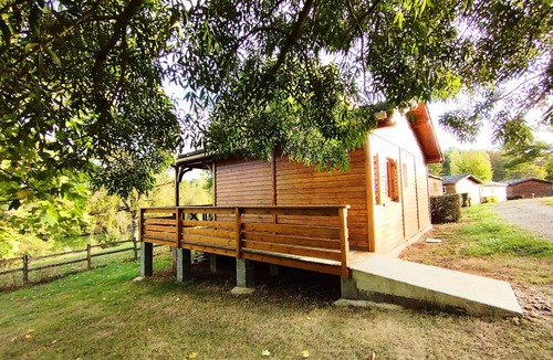 Naucelle Ski Chalet | Lake Bonnefon campsite * - > NEW Chalet SPACE 31 m2 with lake view (2 bedrooms) 4 people