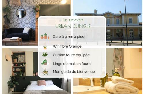 Montelimar Apartment | Le cocon Urban Jungle - calme et lumineux