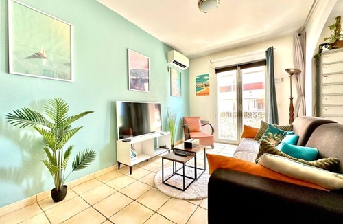 La Jetee Apartment | Le Cosy Canet - studio for 2, air conditioning & beach 30m away