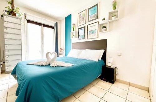 Mediterranee Apartment | LE COSY Canet - Studio pour 2 personnes à 30m de la plage avec parking privé