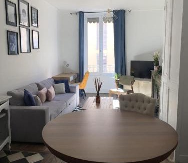 Cusset Apartment | Le cosy Flachet Lyon Villeurbanne