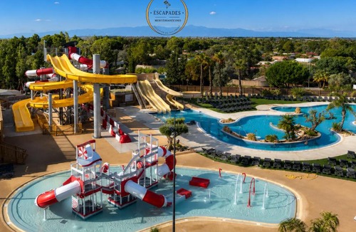 Torreilles-Plage Ski Chalet | Le Lagon mobil home 6 personnes à 100m de la Plage Piscines Camping 5 étoiles Les Dunes