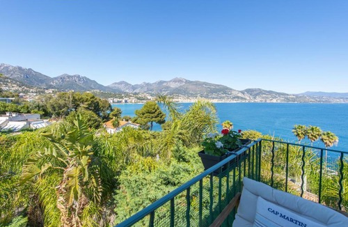 Roquebrune-Cap-Martin Apartment | LE PAVILLON SISSI - Sublime logement-Vue mer extraordinaire-Roquebrune