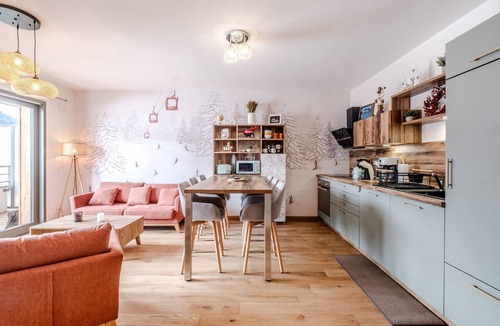 Neydens Apartment | Les Gets-Nid du Chéry, ski à pied & vue, 4 Etoiles