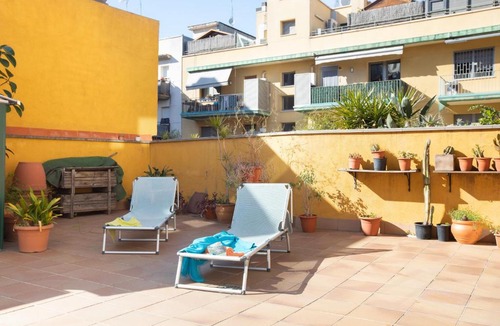 Navas Apartment | Lets Holidays BIG TERRACE APARTMENT IN BARCELONA