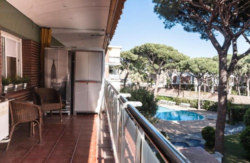 Castelldefels Apartment | Lets Holidays POOL BBQ APARTMENT in CASTELLDEFELS