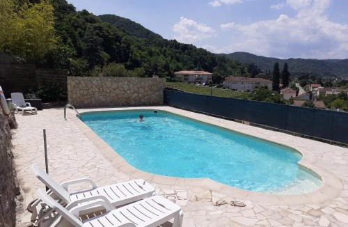 Tournon-sur-Rhone House | Loft La Rotonde à La Terrasse local vélos piscine pour 2 personnes