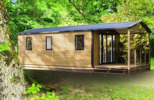 Calviac House | Luxury Panoramic 3-Room Mobile Home for 4 People + TV