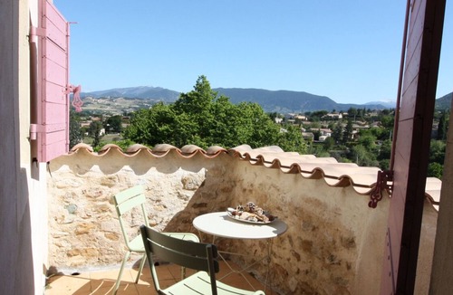 Mirabel-aux-Baronnies House | Maison du Four: Attractive French village house with balcony & Baker around the corner