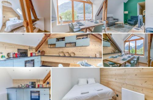 Le Bourg-d'Oisans Apartment | Meije - Vue Montagne, 3 Chambres, Confort & Fibre