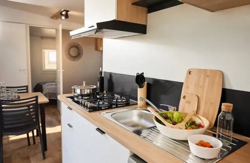 Forcalquier House | Mobile home Ciela Privilège - 2 bedrooms - Dishwasher, barbecue 4 persons