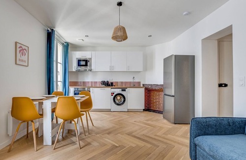 Quartier de la Chapelle Apartment | Modern Apartment - 1br/4p - 18 Arrd