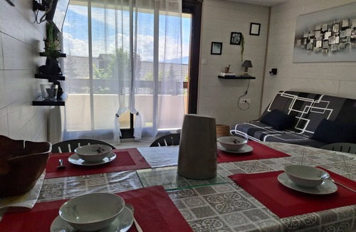 Montgellafrey Apartment | Modern 28m² studio for 4 near ski lift in Saint-François-Longchamp