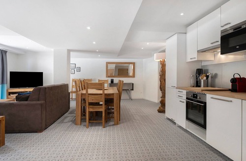 Nancroit Apartment | Montchavin Apartment: Mountain View, Private Terrace & Wi-Fi