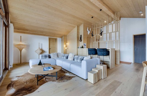 La Rosiere Apartment | New rooftop with south balcony, parking and wifi